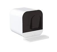 Automatic Odor Removal Cat Litter Tray with Scoop and Mat - Easy to Assemble and Clean 41x41x40cm - Convenient Pet Waste Solution