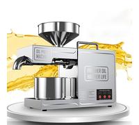 Automatic Oil Extractor - 1000W Cold Hot Press Stainless Steel - Food Grade Organic Oil Press Machine for Home Use