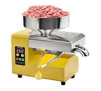 Automatic Oil Press - 1100 w Electric Oil Ejector in hot and Cold, high Temperature 300 ° c and high Yield for Nuts and Seeds typea