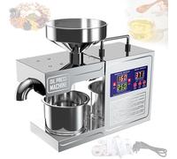 Automatic Oil Press Machine, 820W Oil Extractor for Peanut Sunflower Walnut Flaxseed Hemp Perilla Sesame, Commercial Use