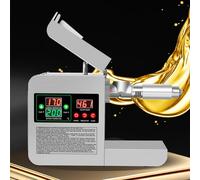 Automatic Oil Press Machine, Cold Hot Oil Press Oil Extractor, Stainless Steel Seed Oil Maker, Electric Oil Press Machine for Peanut Sesame Canola Soybean Sunflower Seeds