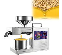 Automatic Oil Press Machine, Electric Oil Extractor for Cold & Hot Press, Commercial & Home Use for Avocado, Coconut, Flaxseed, Castor, Perilla