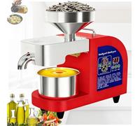 Automatic Oil Press Machine for Home and Commercial Use, Electric Oil Extractor with LCD Display for Sesame and Coconut