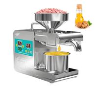 Automatic Oil Press Machine for Home Use, Cold Hot Press Extractor for Nuts Seeds