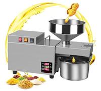 Automatic Oil Press Machine, High Efficiency 1200W for Industrial Use, Large Capacity with CE Certification