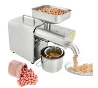 Automatic oil press machine, nut and seed oil press, press machine, all stainless steel,processes up to 3.5 kg/h