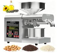 Automatic Oil Press Machine with Intelligent Temperature Control and Large Capacity for Home or Commercial Use
