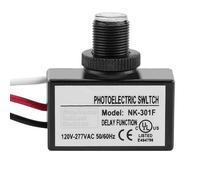 Automatic On/Off Photoelectric Switch with Light Sensor Control, 120V-277VAC, Suitable for Lighting Fixtures