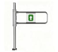 Automatic One-Way Safe Gate, 90° Manual Open Self-Cng Pedestrian for Library market Entrances, 31.5in（80cm）