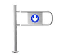 Automatic One-Way Spring-Loaded Door, 3.3 x 3.3 ft Security Bounce Gate for Hallways, Ideal for Supermarkets & Import/Export Use, Easy Installation