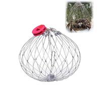 Automatic Opening & Closing Fishing Net Cage, Outdoor Fishing Accessories Fishing Net, Fishing Crab Trap for Steel Wire ([Diameter 72cm] 20 steel wire)