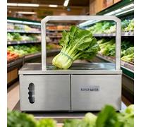 Automatic OPP Tape Strapping Machine, Tabletop Industrial Banding Machine for Fast Packing of Daily Essentials and Banknotes, Ideal for Supermarkets and Vegetable Bundling