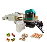 Automatic Paper Egg Tray Production Line - High-Speed Egg Tray Making Machine for Commercial Use, Egg Cartons, Cake & Food Trays