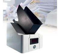 Automatic Paper Jogger, Automatic Paper Sorting Machine with Guide Corners Paper Frame, Holds 300/500 Sheets of A4 Paper, for Banks, Companies, Printing Plants DoubleBlower