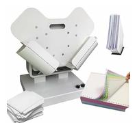 Automatic Paper Jogger, Electric Paper Sorting Machine, 2500rpm Vibration Frequency, Blowing Vibration Adjustment, Vertical Angle 10°-50°, for Printing