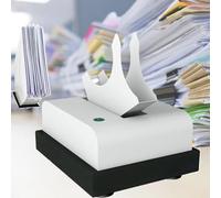 Automatic Paper Shaking Machine, 2800r/min Commercial Paper Organizer, 20W Single Blower, Holds 700 Sheets A4/A5/A6, 3S Align for Office