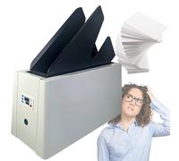 Automatic Paper Sorter, 15W/30W Paper Finishing Machine with 50MM/70MM Paper Frame Width and Guide Corner Paper Frame, 3S to Align, for Office 70mm~JD