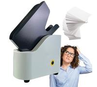 Automatic Paper Sorter, 15W/30W Paper Finishing Machine with 50MM/70MM Paper Frame Width and Guide Corner Paper Frame, 3S to Align, for Office 70mm~JD