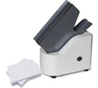Automatic Paper Sorter,Desktop Paper Jogger with Angle Paper Holder,18000 Rpm/50mm Large Capacity Paper Slot/Can Hold up to About 700 Sheets of Regular A4 Paper for Cards