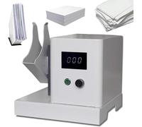 Automatic Paper Sorting Machine, Quick Desktop Paper Jogger with Digital Display, 500-Page Capacity, Adjustable Shaking Force for A4 A5 A6 Papers, Office Desk Accessories