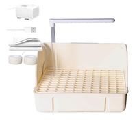 Automatic Parakeet Bird Bath With Pump, Compact, 29x22x33cm, Cockatiel Bathing Fountain, Parakeet Shower Bowl, Easy To Install, For Parrots Parakeets Finches