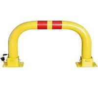 Automatic Parking Barrier Lockable Parking Latch, Heavy Duty Parking Guardrail for Driveway, Secure Outdoor Parking Lot Safety Post, Anti-Theft Parking Stop