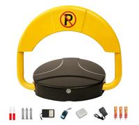 Automatic Parking Lock with Remote Control, Intelligent Car Parking Barrier with Alarm Function and Reflective Strip for Enhanced Security