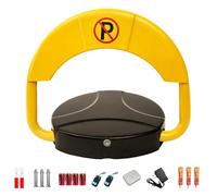 Automatic Parking Lock with Remote Control, Intelligent Car Parking Barrier with Alarm Function and Reflective Strip for Enhanced Security