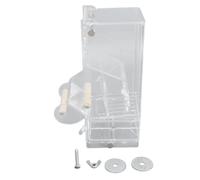 Automatic Parrot Feeder, Bird Cage Automatic Feeder, Transparent Acrylic No - Spill Design with Easy Installation for All Parrot Species