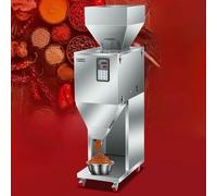 Automatic Particle Filling Machine with Hopper, 3 Speed Control, Stainless Steel Dispenser on Wheels for Easy Movement