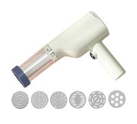 Automatic Pasta Machine: Electric Pasta Machine with Built-in Mixer, Fast Pasta Preparation | Rechargeable Portable Noodle Machine, Cordless Bare : Press with