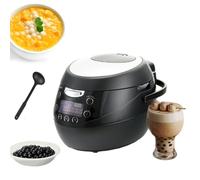 Automatic Pearl Pot Commercial Pearl Tapioca Cooker,900W Boiling Pearls Maker,6L Pearl Cooking Pot for Boba Tea/Bubble Tea/Milk Tea