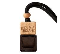 Automatic Perfume Pendant - 8ml Empty Perfume Bottle, Hanging Oil Diffuser, Car Interior Perfume Holder | Wired Glass Bottle, Refillable Air Freshener P