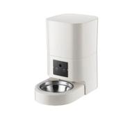 Automatic Pet Automatic Feeding Machine, Cat Supplies, Dog, Rabbit Food, Timed and Quantitative Device Pet Feeder(White,Small)