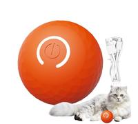 Automatic Pet Ball - Self-Propelled Rotating Design, USB Rechargeable, Compact Portable Construction, Fun Stimulating Motion, Multi-Mode | Enrichment Toy for Puppies Indoor Activity Play Training