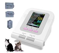 Automatic Pet Blood Pressure Monitor, Veterinary Monitor with 2.8" Screen and 3 Bracelets, Precision Veterinary Pulse Oximeter for Family Clinic Use