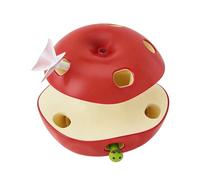 Automatic Pet Brain Game, Motion Sensing Cat Toy, 20cm Electronic Puzzle Ball for Kittens, PC Interactive Device with LED Trigger, Feline Training Accessory with Auto Shutoff, Home Play