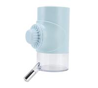 Automatic Pet Drinking Fountain, Portable Dog Hanging Kettle with 3 Stainless Steel Balls for Controlled Flow, 500ML Teapot Style Lid Water Dispenser for Cats and Dogs,