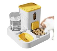 Automatic Pet Feeder - 2-In 1 Automatic Water Dispenser and Food Dispenser | Pet Food Dispenser | Cat Food Feeders | Large Capacity Pet Food Feeders with Water Dispenser for Small Pet, Cat, Dog