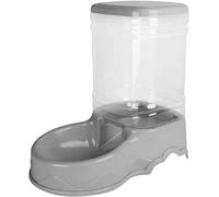 Automatic Pet Feeder, 3.5L Big Capacity Pets Feeders and Water Dispenser, for Cats and Small Dogs (Grey) (Feed the food)