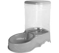 Automatic Pet Feeder 3.5L cat and dog Feeder Dispenser Drinker Waterer for cats and dogs Animals (Gray Food Feeder)