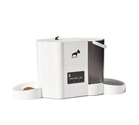 Automatic Pet Feeder and Waterer Combo, 2.5L Food & 2L Water Capacity, APP Control, Dual Power Supply, Multi-Lock Freshness, Suitable for Cats and Dogs (WHITE)