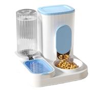 Automatic Pet Feeder | Cat Food Feeder and Water Dispenser | Large Capacity Container Waterer Food Bowl Feeding Station, Pet Supplies for Puppy Kitten Animals Home Apartment