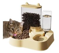 Automatic Pet Feeder,Cat Water Dispenser Anti-Tip Dog Feeder - Large Capacity Cat Bowl Food Storage Container, Automatic Feeder Pet Supplies for Dogs Cats
