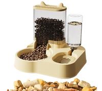 Automatic Pet Feeder - Dispenser with Fixed Base, Spacious Dog Container, Convenient Container for Cat Feeding | by a