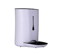 Automatic Pet Feeder,Dogs,Cats,Rabbit Small Animals Food Dispenser,Portion Control and Voice Recording,Batteries and Power Adapter Support/White / 6l