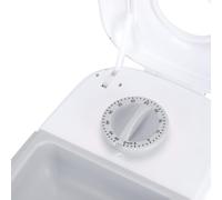 Automatic Pet Feeder for Cats and Dogs, Timed Cat Food Dispenser with Rotating Buckle, Multifunction Detachable Intelligent Single Meal Feeder with Space for Ice Bags, Premium ABS (Gray)