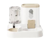 Automatic Pet Feeder for Cats Dogs Small Pets with Visual Tank for Easy Refill Kitchens(White)