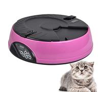 Automatic Pet Feeder with Programmable Timer, Food Dispenser, Portion Control, Voice Reminder, LCD Smart Self Feeder for Cats, Dogs, and Rabbits
