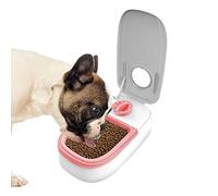 Automatic Pet Feeders - Automatic Cat Feeders for Indoor Cats Pet Food Bowl Programmable Timer Design Wet Pet Food Dispenser for Dogs Cats Pets Animals Fowybe, single meal pink